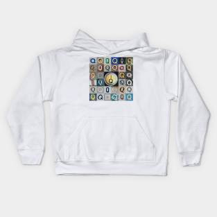 Nick's Type Art: Q Kids Hoodie